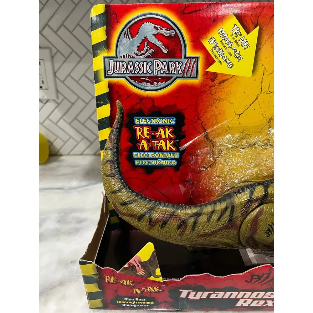 Jurassic Park III Electronic Re-Ak A-Tak Tyrannosaurus Rex T-Rex Hasbro 2001 New